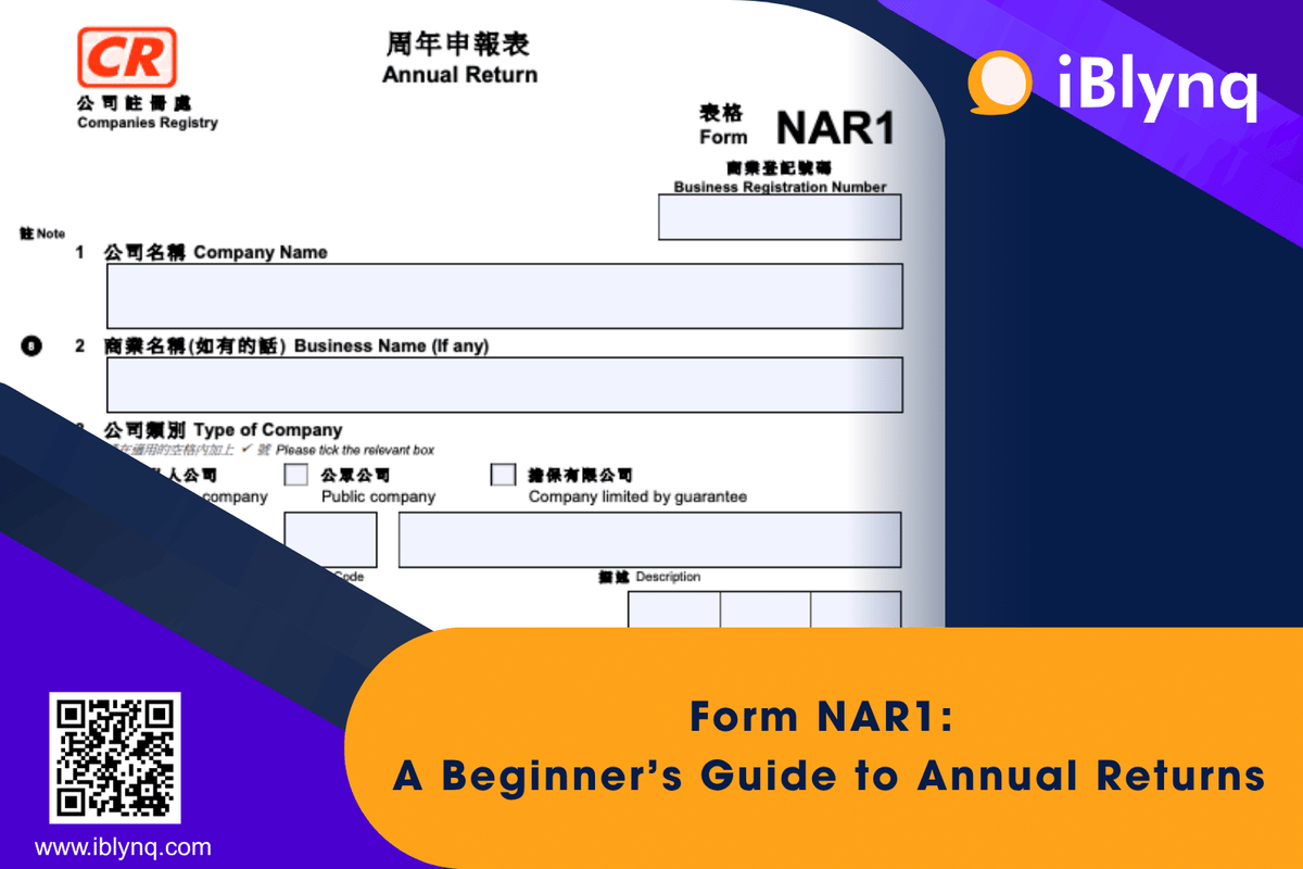 Form NAR1 Hong Kong annual return filing guide
